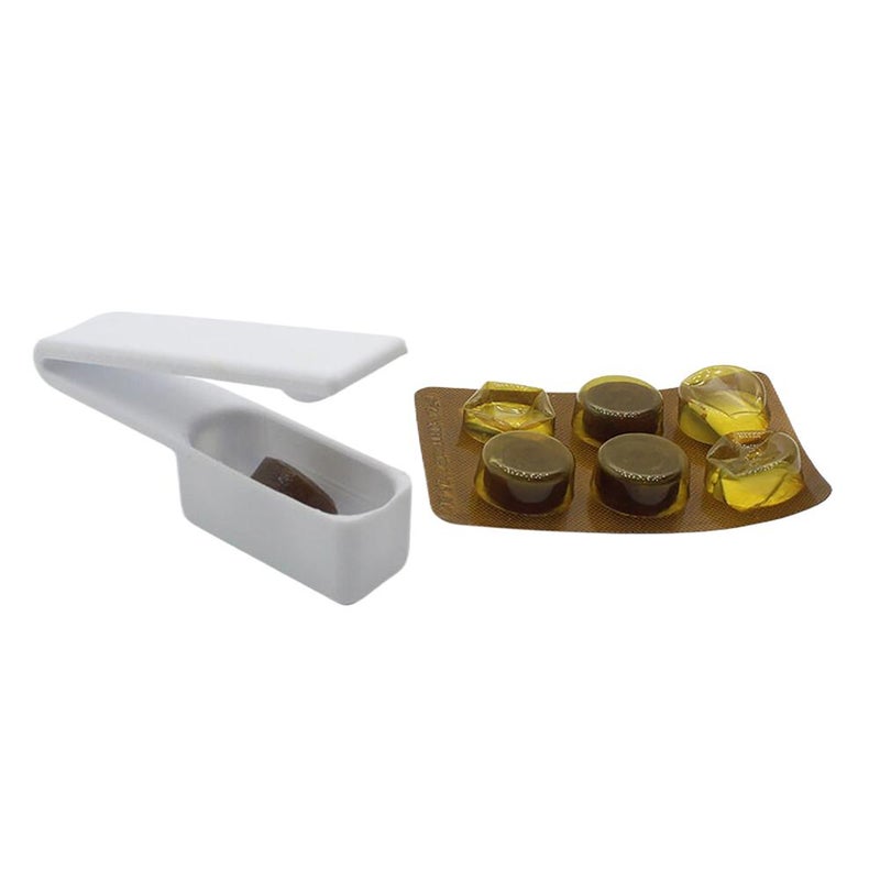 Portable Pill Remover for Blister Packs,Pill Press Tool with Storage Box, Easy Push Pills Dispenser for Elderly, Disabled - Image 4